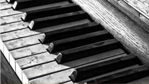 the piano keys